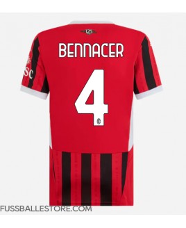 Günstige AC Milan Ismael Bennacer #4 Heimtrikot Damen 2024-25 Kurzarm